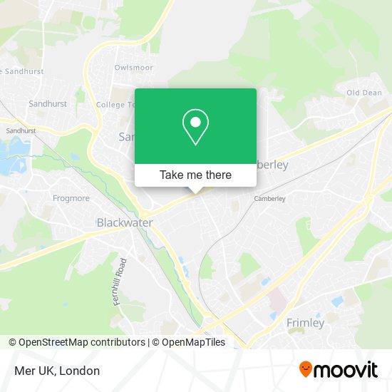 Mer UK map
