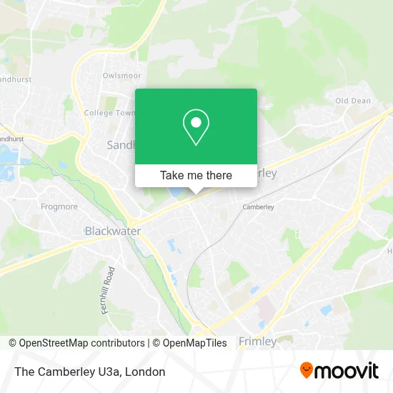 How to Get to The Camberley U3a by Bus or Train?