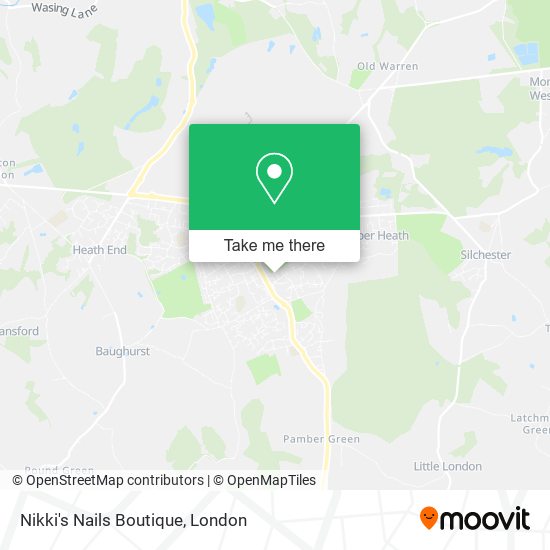 Nikki's Nails Boutique map