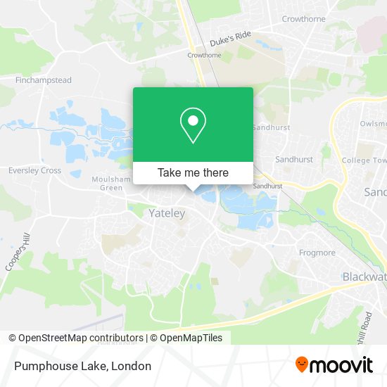 Pumphouse Lake map