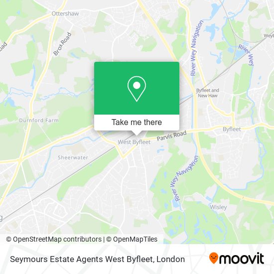 Seymours Estate Agents West Byfleet map