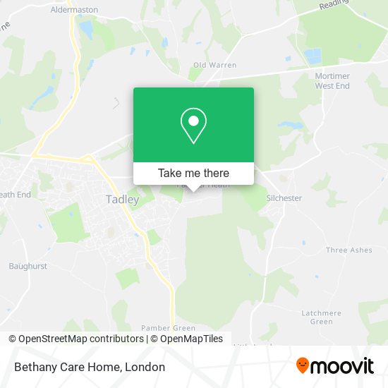 Bethany Care Home map