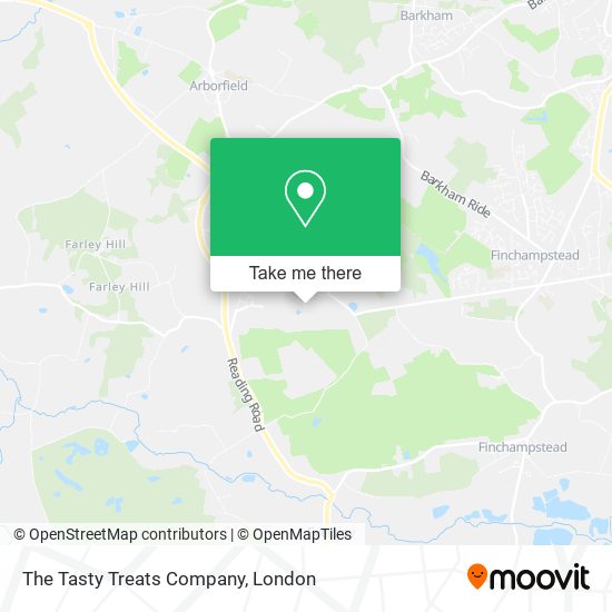 The Tasty Treats Company map