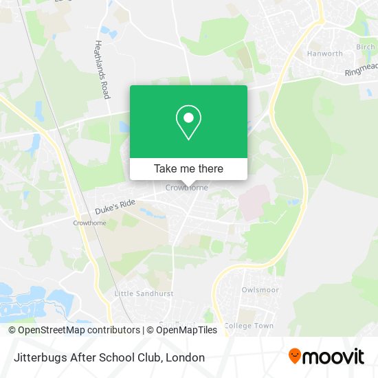 Jitterbugs After School Club map