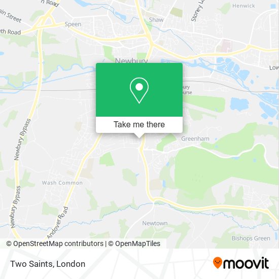 Two Saints map