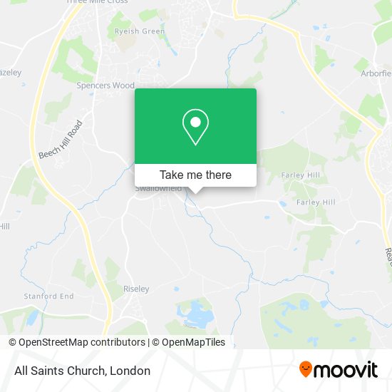 All Saints Church map