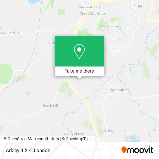 Arkley 4 X 4 map