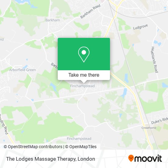 The Lodges Massage Therapy map