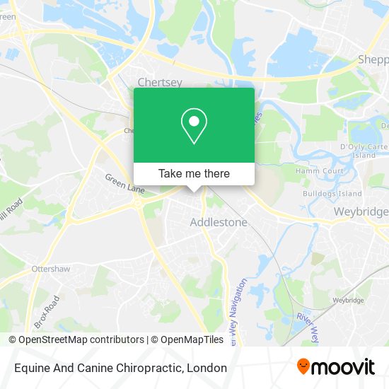 Equine And Canine Chiropractic map