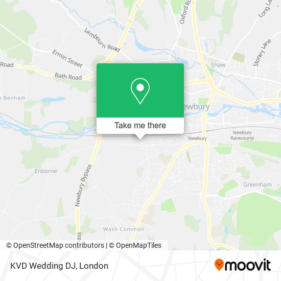 KVD Wedding DJ map