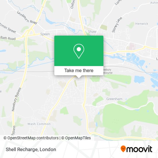 Shell Recharge map