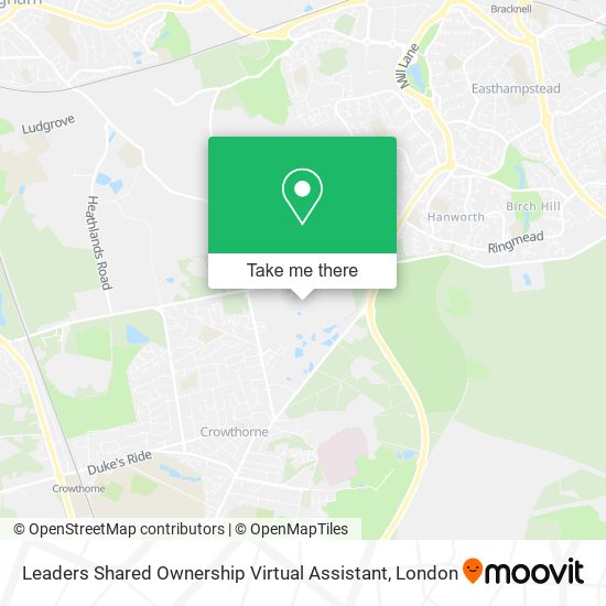 Leaders Shared Ownership Virtual Assistant map