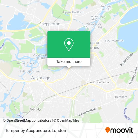Temperley Acupuncture map