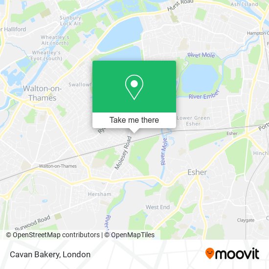 Cavan Bakery map