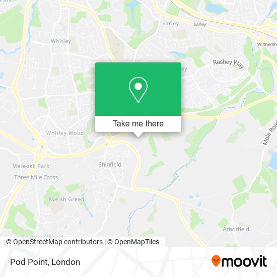 Pod Point map