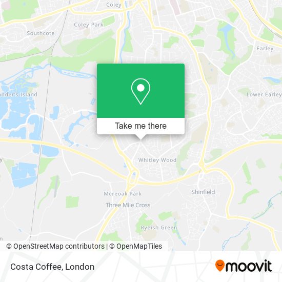 Costa Coffee map