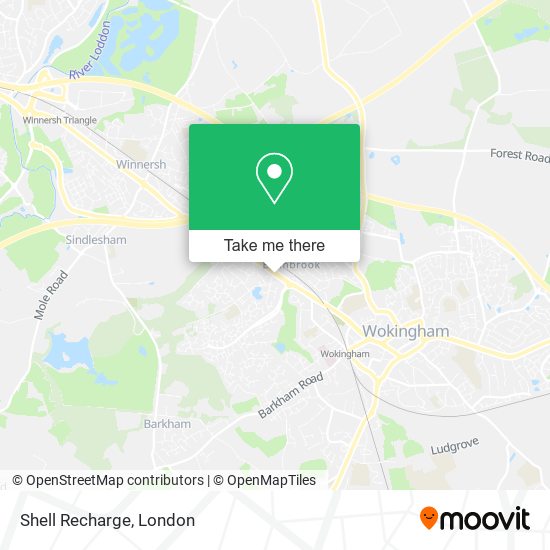 Shell Recharge map