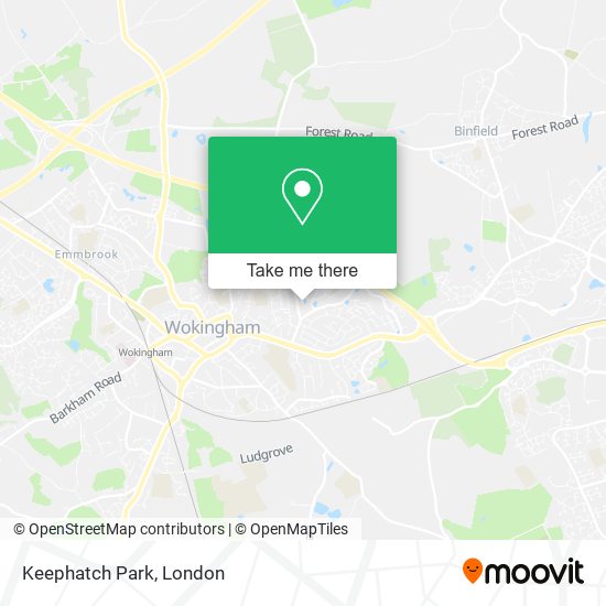 Keephatch Park map