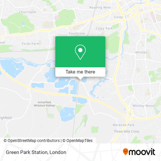 Green Park Station map