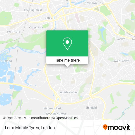 Lee's Mobile Tyres map