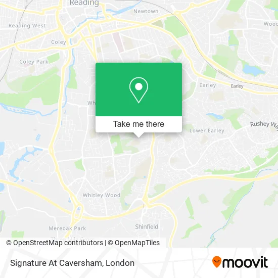 Signature At Caversham map