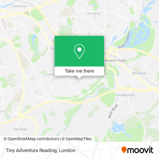 Tiny Adventure Reading map