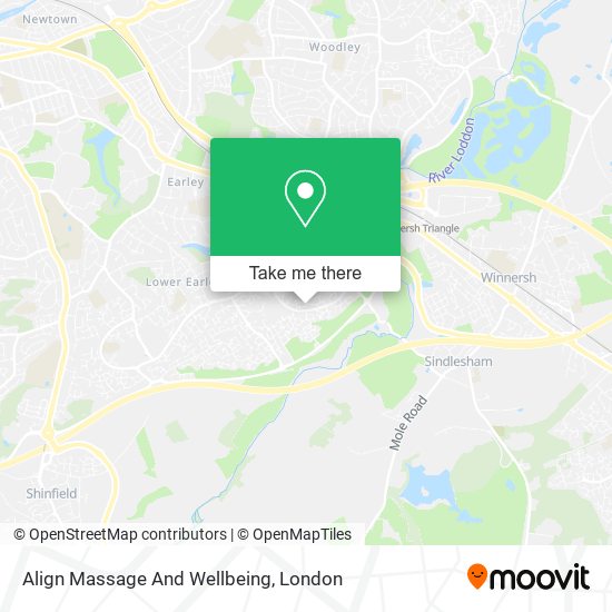 Align Massage And Wellbeing map