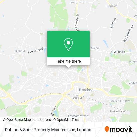 Dutson & Sons Property Maintenance map