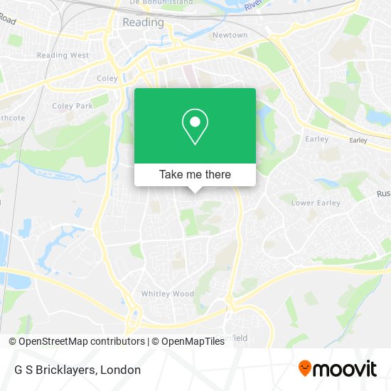 G S Bricklayers map