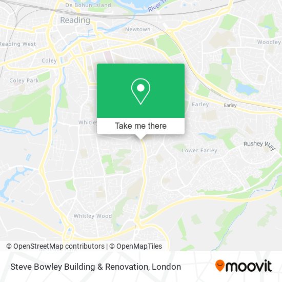 Steve Bowley Building & Renovation map