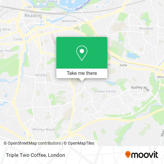 Triple Two Coffee map