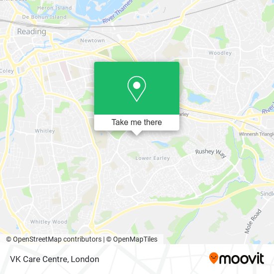 VK Care Centre map