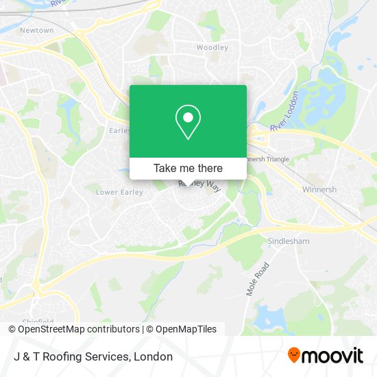 J & T Roofing Services map