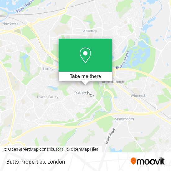 Butts Properties map