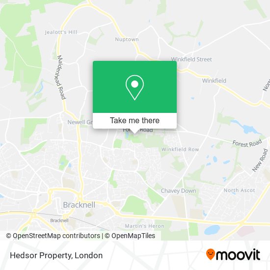 Hedsor Property map