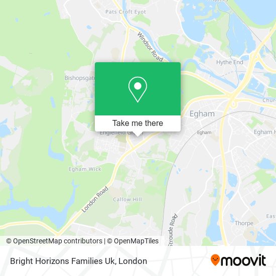 Bright Horizons Families Uk map