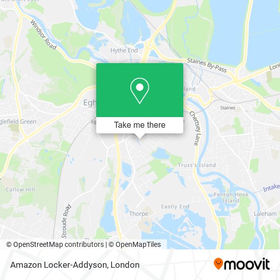 Amazon Locker-Addyson map