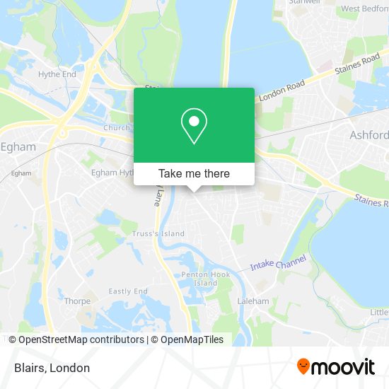 Blairs map