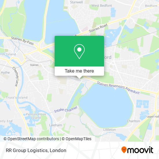 RR Group Logistics map