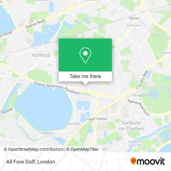 All Fore Golf map