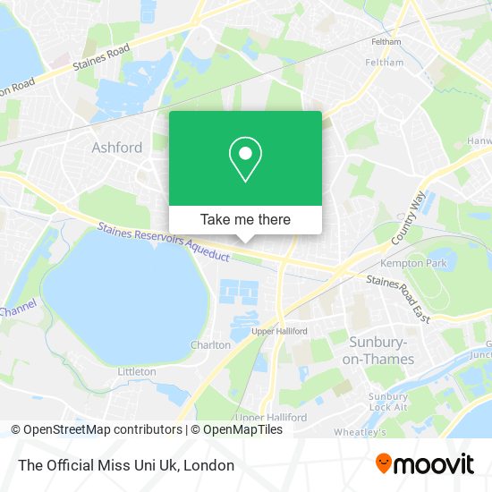 The Official Miss Uni Uk map