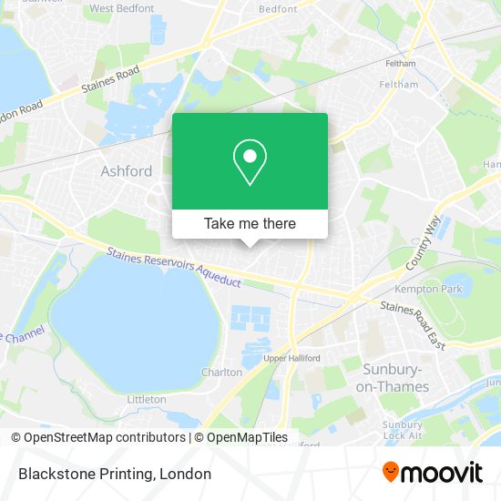 Blackstone Printing map