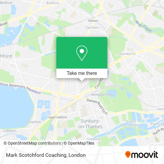Mark Scotchford Coaching map