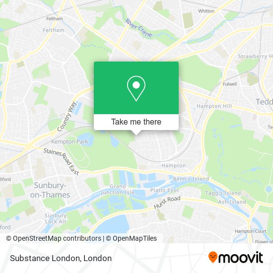 Substance London map