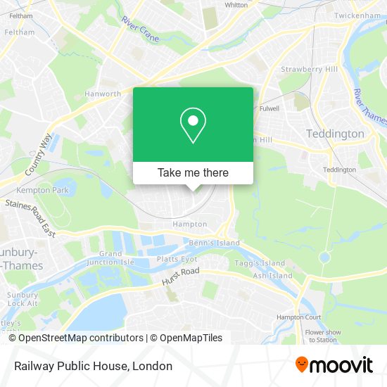 Railway Public House map