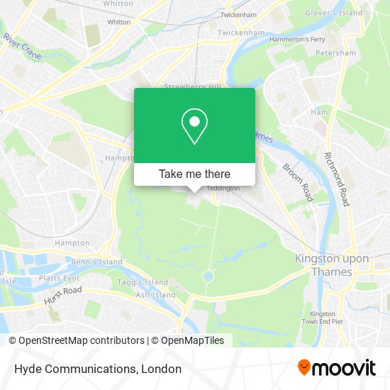 Hyde Communications map