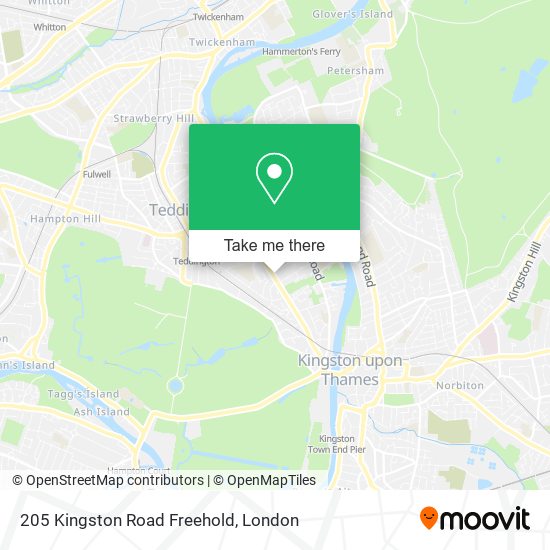 205 Kingston Road Freehold map