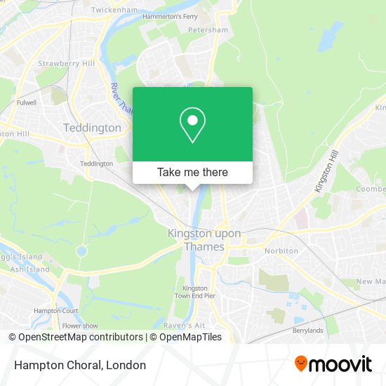 Hampton Choral map