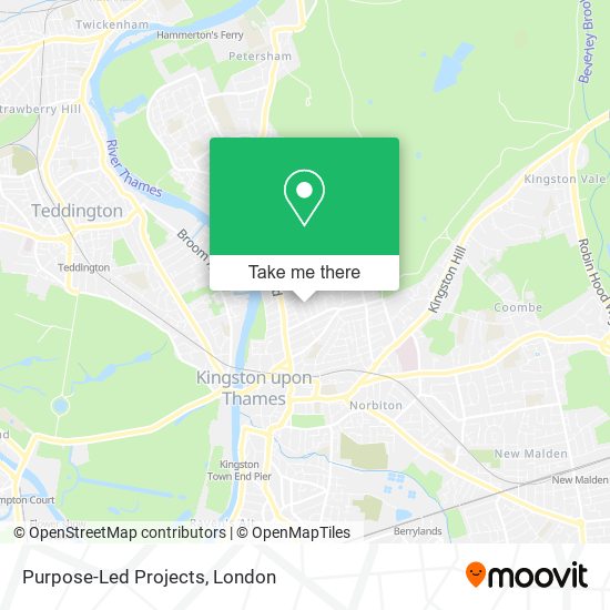 Purpose-Led Projects map