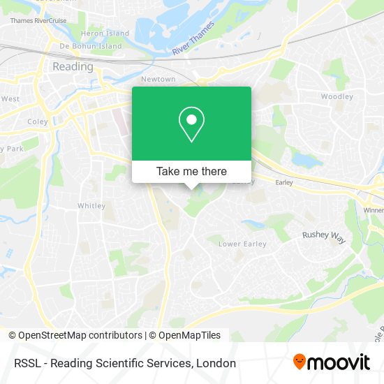 RSSL - Reading Scientific Services map